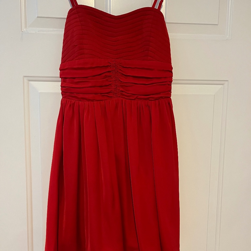 Homecoming dress, red